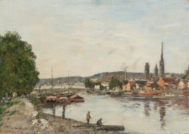 Rouen. Vue prise du Cours de la Reine