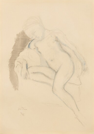 Etude pour "Nu au repos"