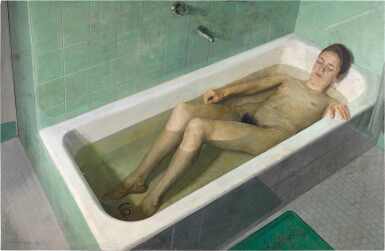Mujer en la bañera 