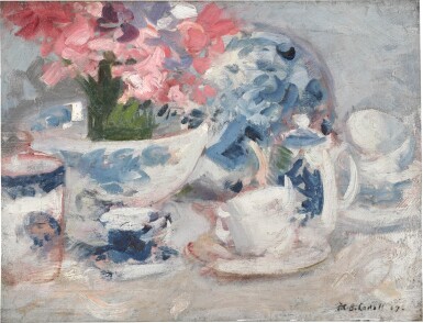 White, Pink and Blue