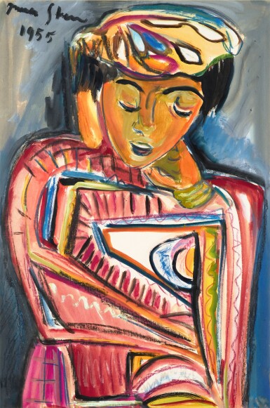 Portrait of a Woman with Closed Eyes
