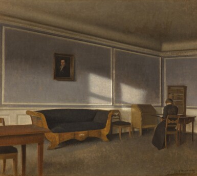 Vilhelm Hammershøi, Sunshine in the Drawing Room II