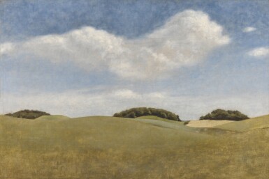 Vilhelm Hammershøi, Landscape, view from Lejre 