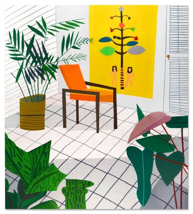 Jonas Wood, Untitled (Drawing Rally)