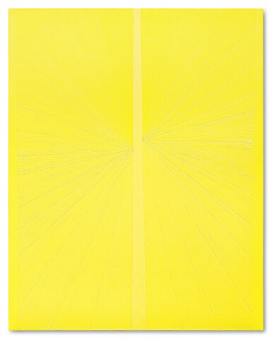 Untitled (Yellow Butterfly Over Red)
