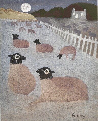 Sheep in the Snow