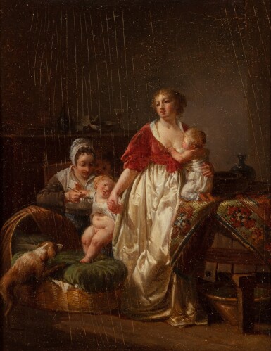 Mother and her children