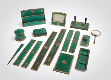 16-Piece "Heraldic" Desk Set