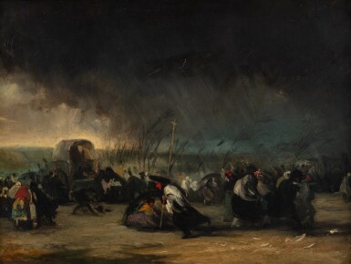 Procession under the storm | Procession sous l'orage