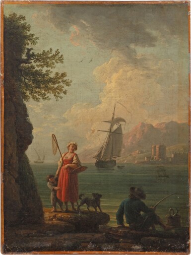 Pêcheurs sur la côte