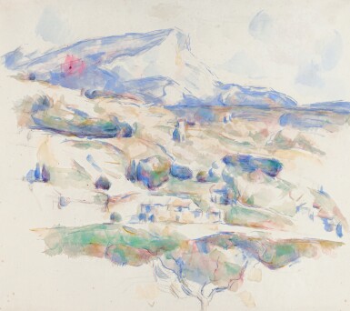 Paul Cézanne, La Montagne Sainte-Victoire vue des Lauves
