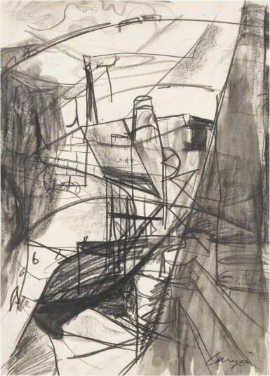 Untitled (Study of Mine Chimneys)