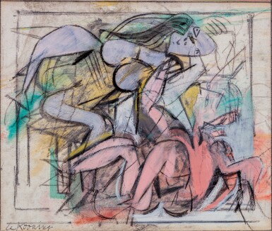 Willem de Kooning, Two Figures