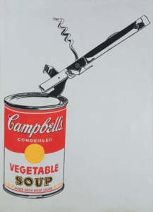 Andy Warhol, Big Campbell's Soup Can with Can Opener (Vegetable)