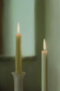 Gerhard Richter, Zwei Kerzen (499-2)
