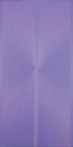 Mark Grotjahn, Untitled (Lavender Butterfly Jacaranda over Green)