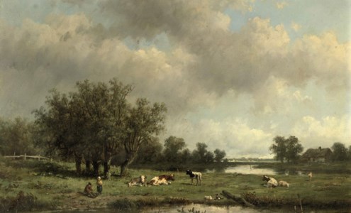 Cows in the pasture