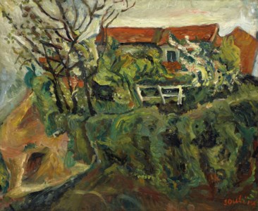 Maisons dans un paysage