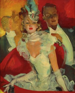 Couple à l'Opéra