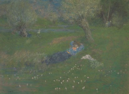 Le Repos sous l'arbre (Misia Natanson à Villeneuve-sur-Yonne)