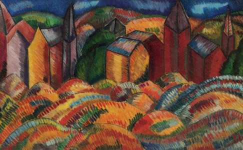 Raoul Dufy, Les maisons rouges de Sainte-Adresse
