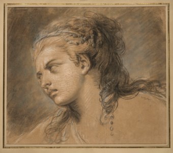 Étude de femme enragée