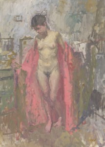 A female nude