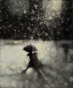 Study for Black Umbrella--Times Square