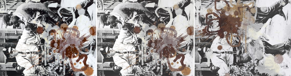 Kelley Walker, Black Star Press (rotated 90 degrees counterclockwise); Black Star, Black Press, Star Press