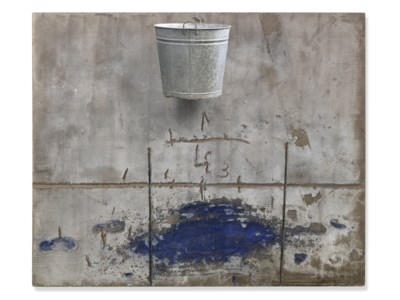 Antoni Tàpies, Pintura del Cubell (Painting with Laundry Bucket)