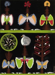 Butterflies and swan