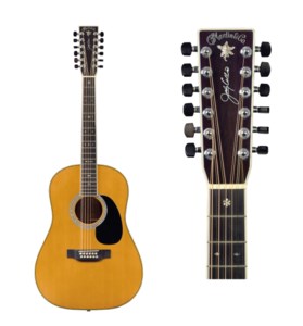 A 12-STRING GUITAR, STYLE HD12-35SJC, NAZARETH, PA., 2002