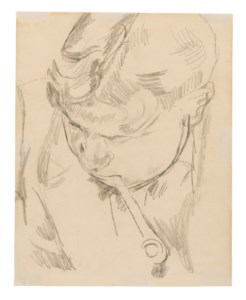 David Garnett (Bunny) Smoking a Pipe