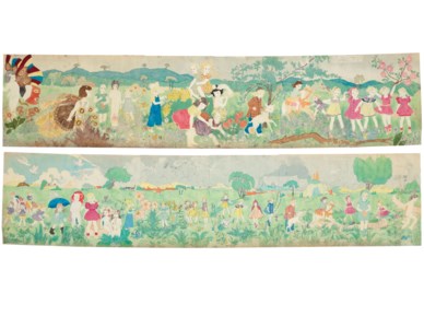 Untitled (188 at Jennie Richie Everything is all right with abatement of storm / 189 at Jennie Richie Heading for manley camp), double sided