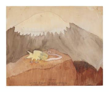 Golden Eagle Blengiglomenean Creature, circa 1950
