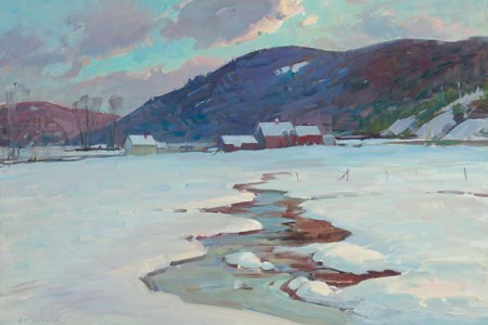 Stream in Winter, Vermont