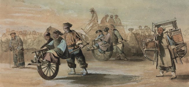 Coming home from the races, Shanghai