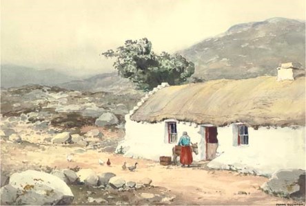 A cottage near Kilkieran, Connemara