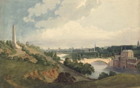 View of Dublin across the Liffey