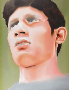 Mark Him (Second Half Foot Ball Painting - II)