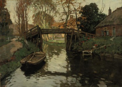 Canal in summer, Giethoorn