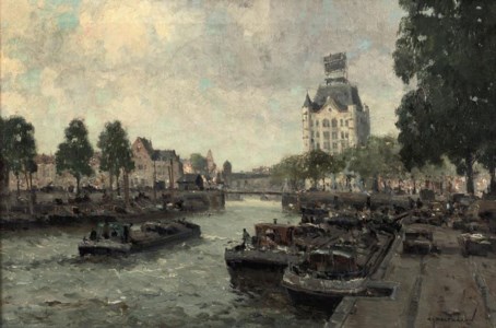A view of the Witte Huis, Rotterdam