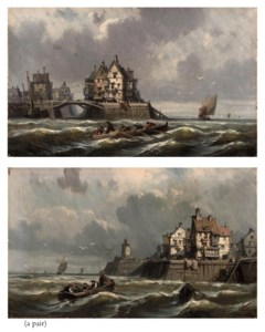 Off the coast on heavy waters