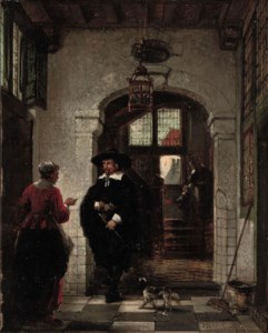Figures in a 17th Century interior