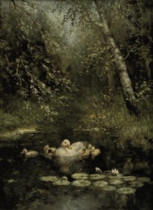A swim in the pond