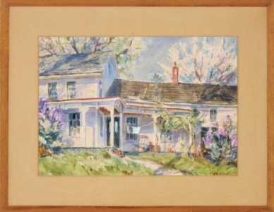 Country Piazza in Spring