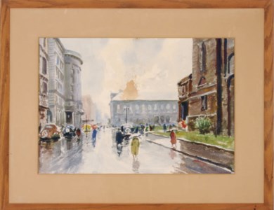 Copley Square, Rain