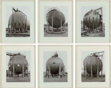 Six Spherical Gasholders