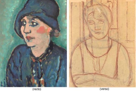 Alexej von Jawlensky, Dame mit Blauem Hut (Toni Kirchoff)