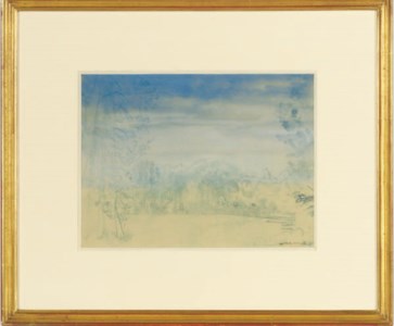 Blue landscape